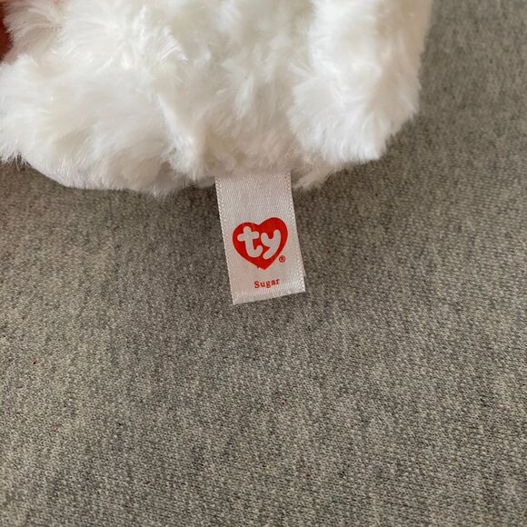 NWT Ty Beanie Boos Sugar the Christmas Holiday Dog 6" 2019 - Picture 7 of 14